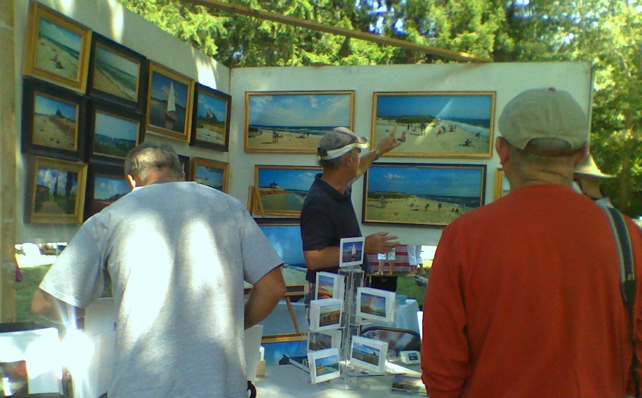 Cataumet Artists Fair -  Bob Manz booth.jpg